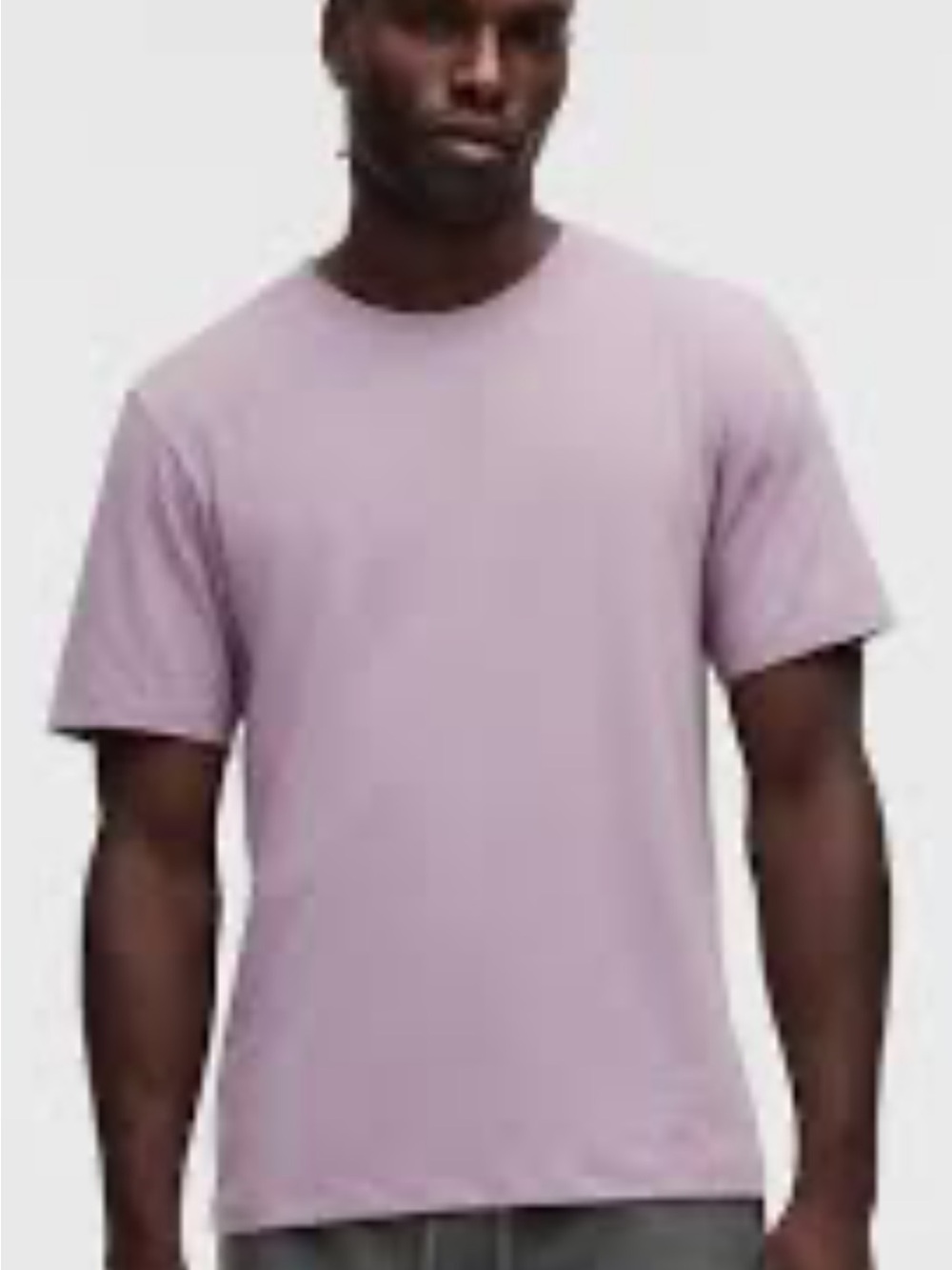 lululemon athletica Men's Short Sleeve Crew Tee in Light Lavender